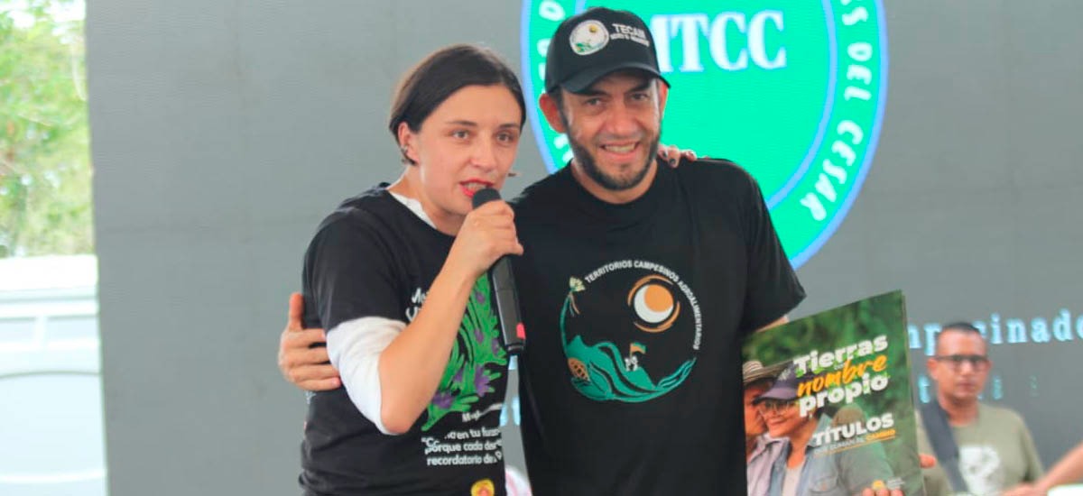 Esta tierra es de ustedes": ministra Martha Carvajalino en acto de entrega del TECAM Nuevo Amanecer