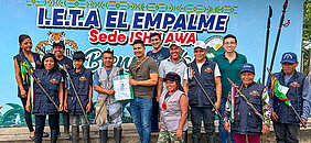 Imagen integrantes de resguardo indígena