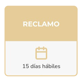 Reclamo — 15 días hábiles