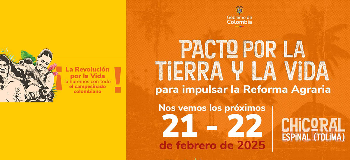 "Más de 4 mil campesinos y miembros de comunidades étnicas construirán este fin de semana el Pacto por la Tierra y la Vida  El Gobierno del Cambio busca la transformación real del campo con un acuerdo qu"