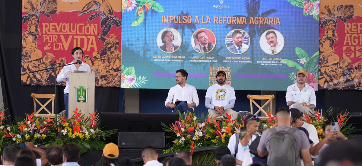 MinAgricultura en rendición de cuentas: la Reforma Agraria es el personaje del año del Gobierno del Cambio