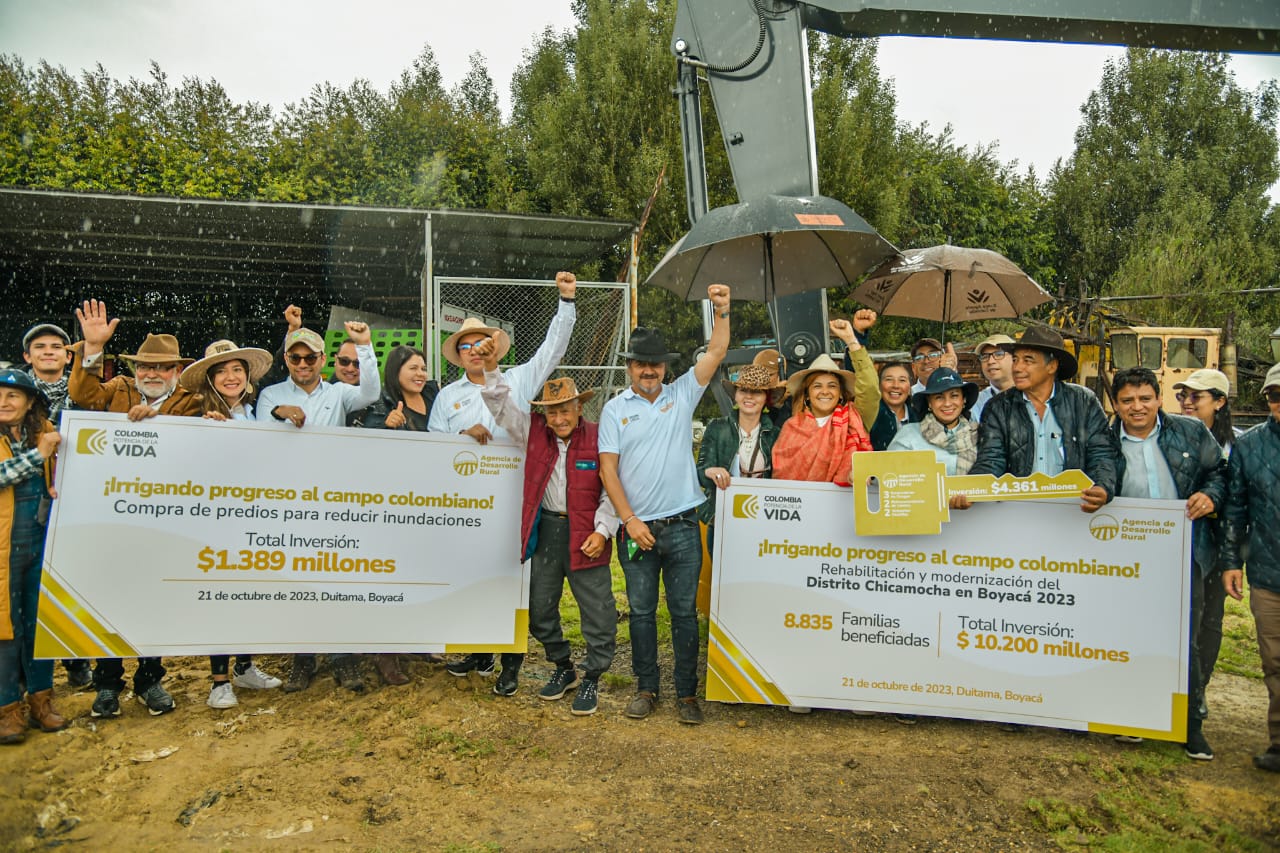 Duitama (Boyacá) 21 de octubre de 2023 (@MinAgricultura - ADR_Colombia)
