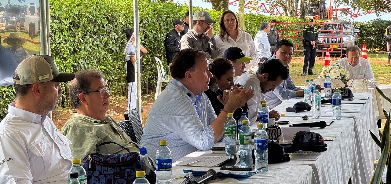 En la fotografía el ministro de Agricultura en un evento en la Altillanura