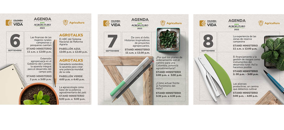 Minagricultura presentará en Expo AgroFuturo 2023 su apuesta para convertir a Colombia en Potencia Agroalimentaria