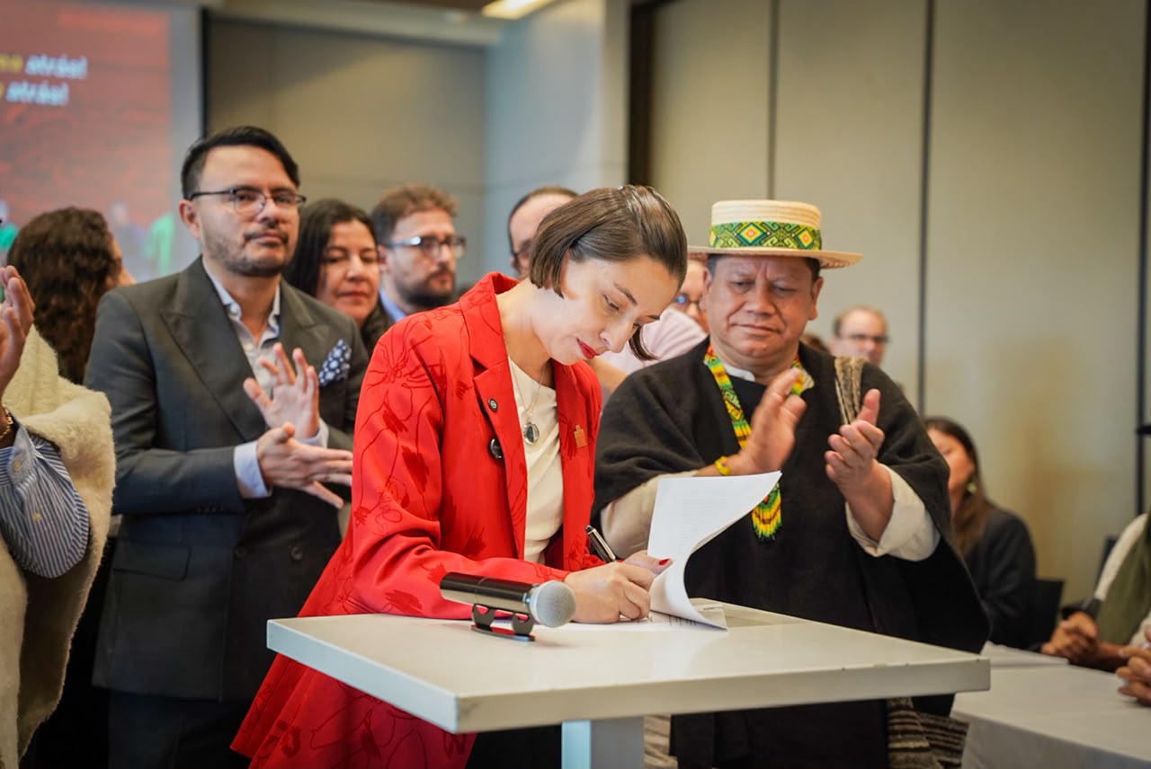 Ministra de Agricultura, Martha Carvajalino 