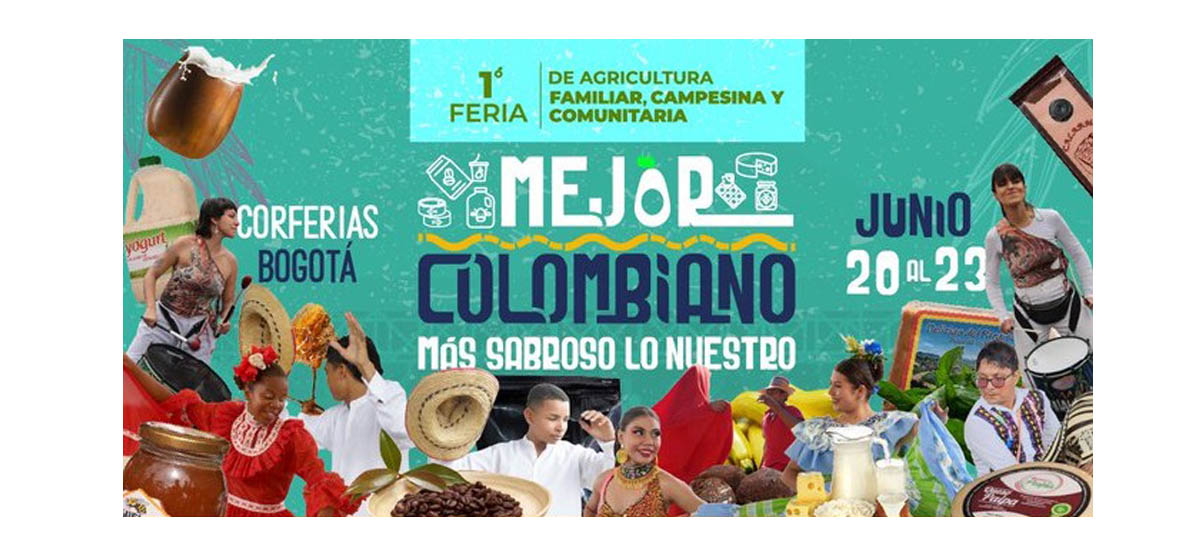 Se observa el folleto promocional del evento