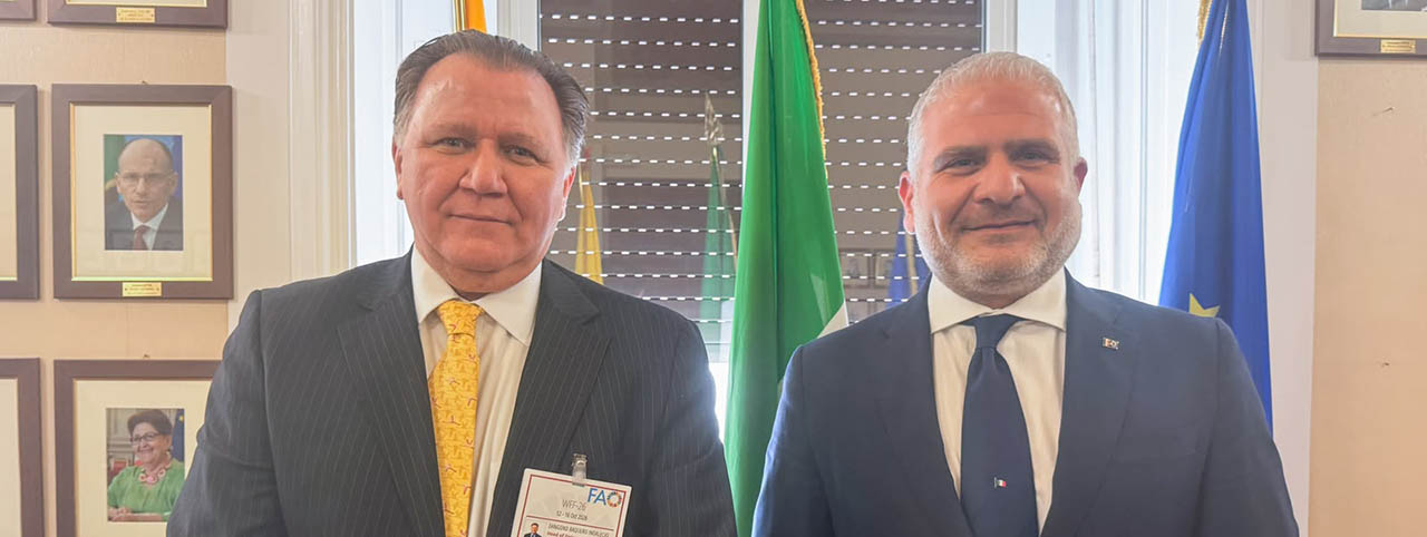 Ministros de Agricultura de Colombia y subsecretario de Estado del Ministerio de Agricultura de Italia